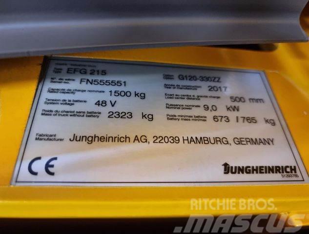 Jungheinrich EFG 215 - 3.3M HUBHÖHE - 5.188 STD. - NEUWERTIG Gaffeltrucker - Annet