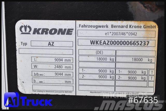 Krone AZ 18, Standard BDF, 1 Vorbesitzer, BPW Containerhenger