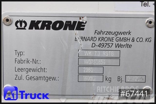 Krone WB BDF 7,45 Koffer, Klapptische, 2520 mm innen Plattformer
