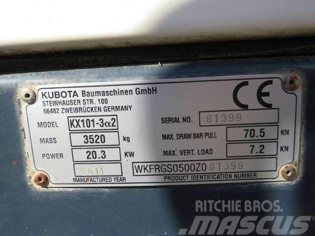 Kubota Minibagger KX 101-3 Minibagger Minigravere <7t