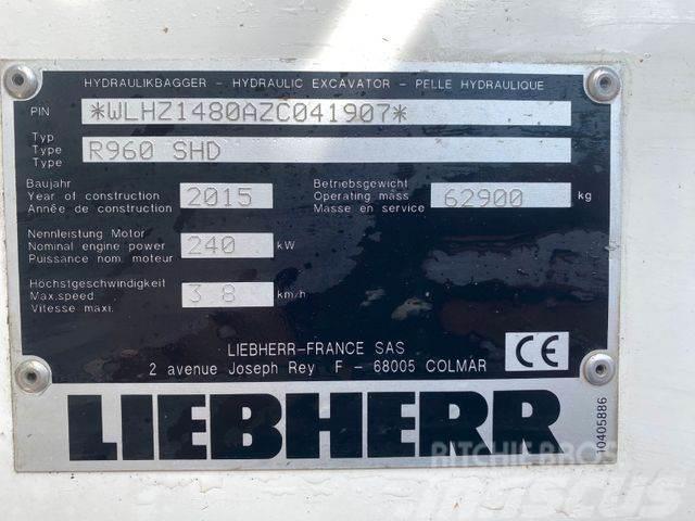 Liebherr R960 SHD ** BJ. 2015* 10.000H/Klima/ZSA/TOP Zust Beltegraver