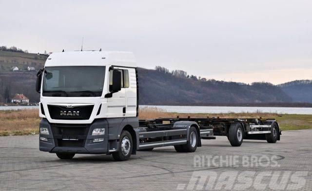 MAN TGX 18.440 Fahrgestell 7,00m + Anhänger 6,90m Chassis