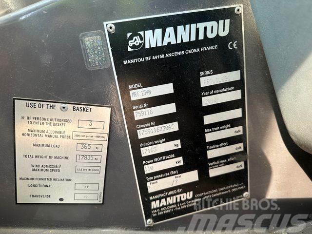 Manitou MRT 2540 P manipulator vin 065 Bygge- og tårnkraner