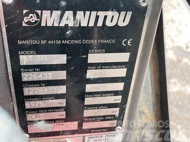 Manitou MTL731 frontloader 4x4 VIN 433 Hjullastere
