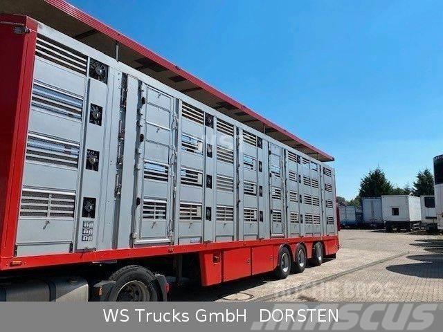  Menke-Janzen 4 Stock Vollalu Typ 2 Lenkachse Dyretransport semi-trailer