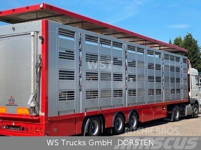  Menke-Janzen 4 Stock Vollalu Typ 2 Lenkachse Dyretransport semi-trailer