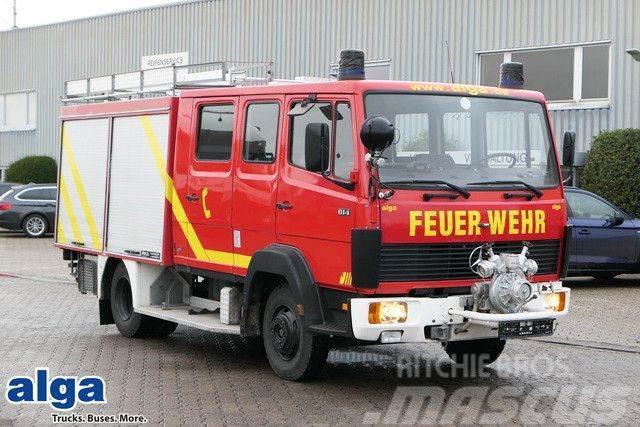 Mercedes-Benz 814 F 4x2, Pumpe, DOKA, Feuerwehr, 26tkm Andre varebiler