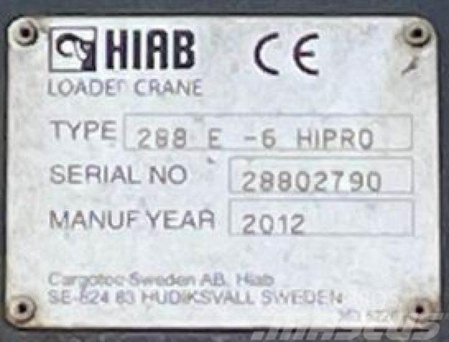 Mercedes-Benz Actros 2546 L 6x2 Pritsche Heckkran Hiab 288 6x Planbiler