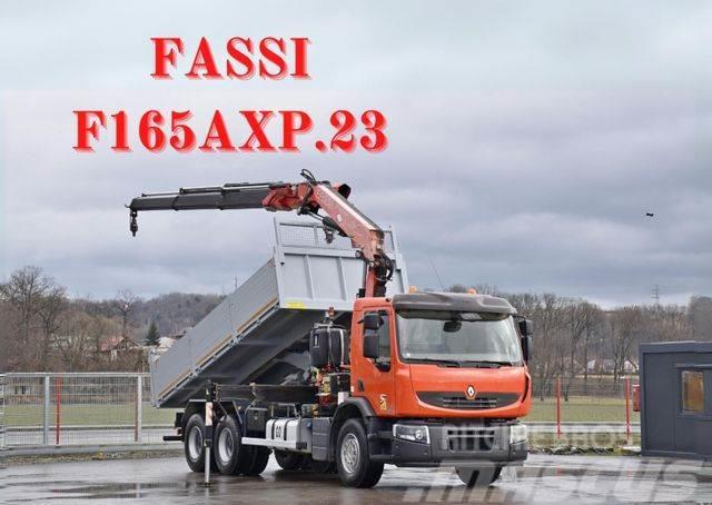 Renault Premium 370 *FASSI F165AXP.23 + FUNK/ 6x4 * TOP Kranbil