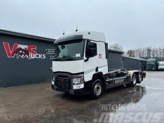 Renault T480 6x2 Euro6 Meiller-Abrollkipper Krokbil