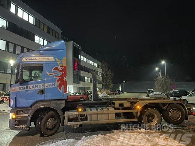 Scania R 500 V8 LB 6X2 MNA ABROLLER GELENKTEACHSE Krokbil