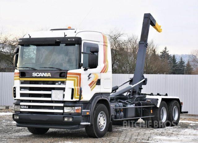 Scania R124 470 Abrollkipper *6x2* Top Zustand ! Krokbil