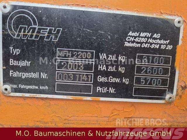 Schmidt AEBI Bougie MFH 2200 / Kehrmaschine / Feiebiler