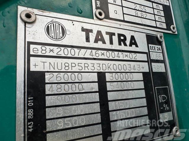 Tatra woodtransporter 6x6, crane + R.CH trailer vin343 Tømmerbiler