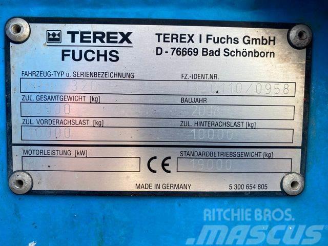 Terex Fuchs MHL 320 Umschlagbagger **BJ. 2008 * 7701H Hjulgravere