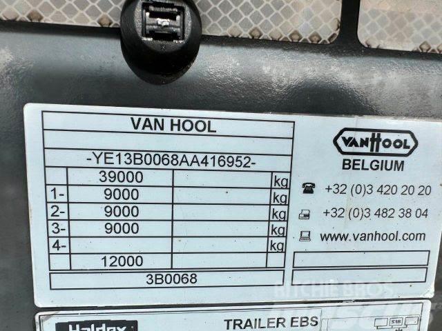 Van Hool BDF, food tank 20m3 vin 952 Semi-trailer med Containerramme