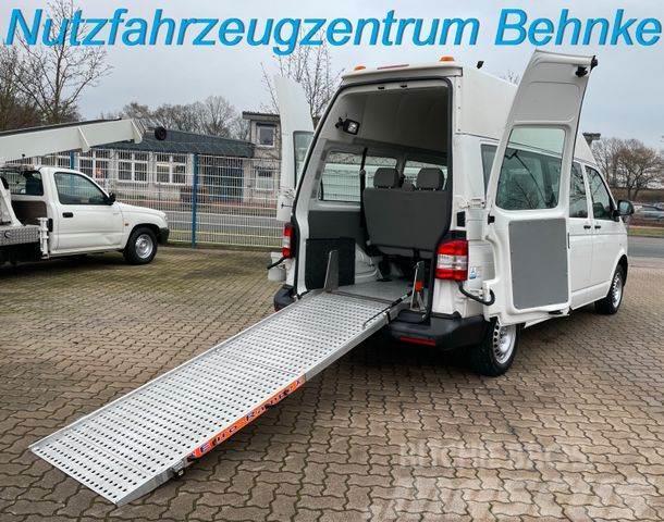 Volkswagen T5 L2H2 Kombi/8 Sitze/ AC/ AMF Rollstuhlrampe Minibusser