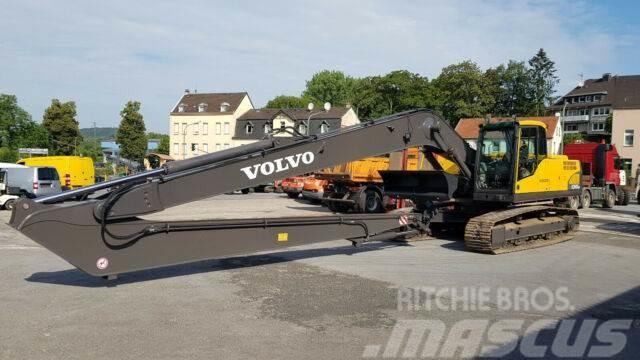 Volvo Ec 250 DNL mit Neu Long REach Arm 16 m Beltegraver