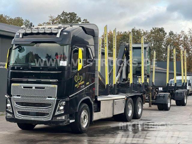 Volvo FH 750 Euro 6 6x4 + PAVIC Holzt Komplettzug Tømmerbiler