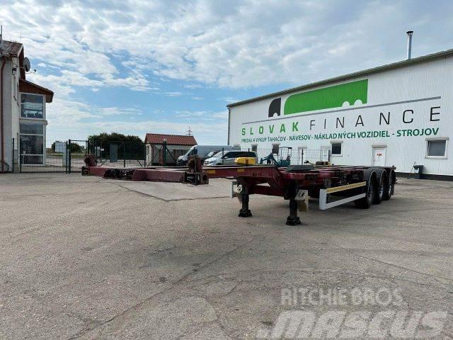 Wielton trailer for containers vin 636 Semi-trailer med Containerramme
