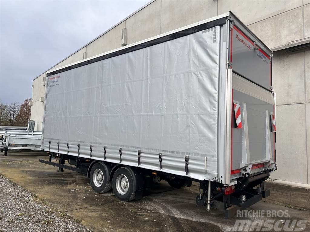 Möslein TPS 105 D-L Planenanhänger, Ladebordwand + Durchl Kapell trailer/semi