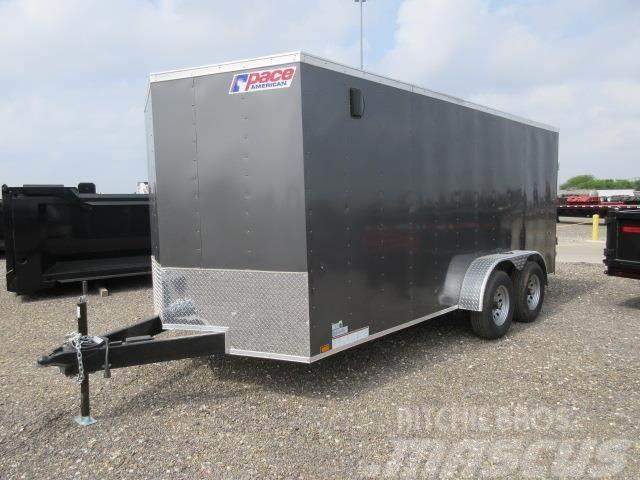 Pace American 7'X16' ENCLOSED TRAILER WITH REAR RAMP DO Skappåbygg