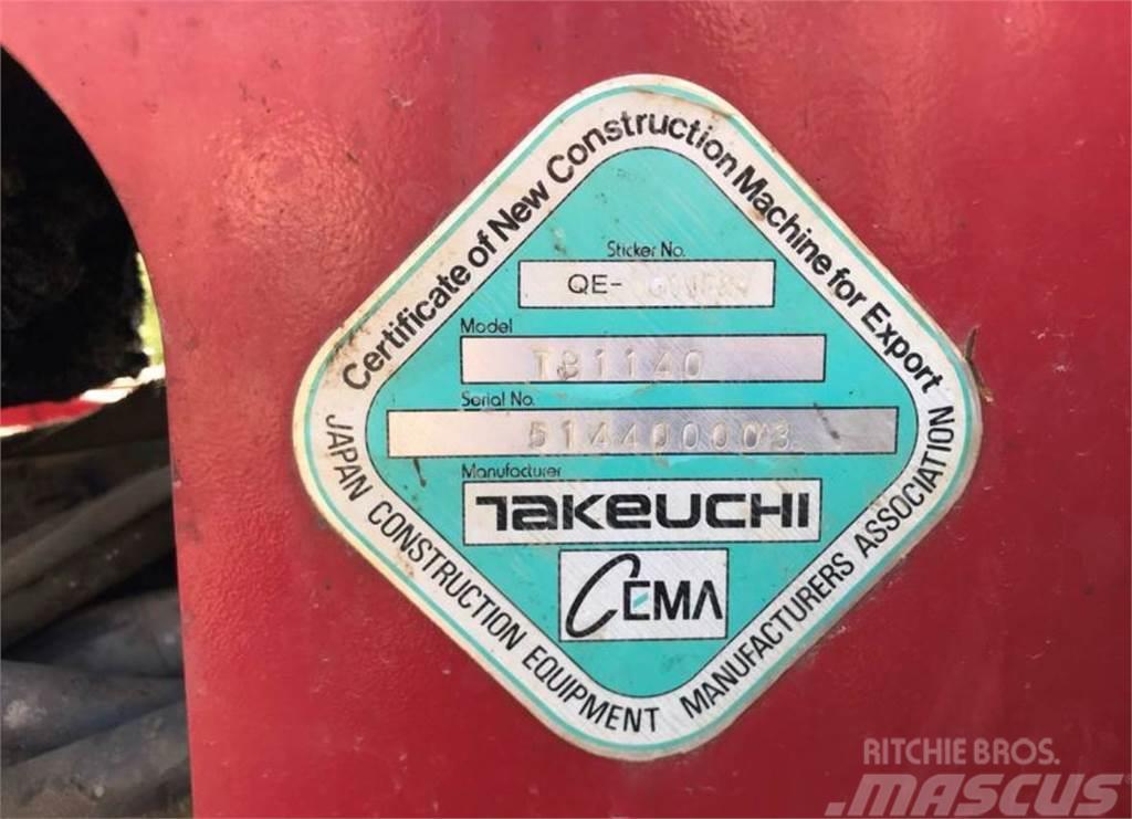 Takeuchi TB1140 Minigravere <7t