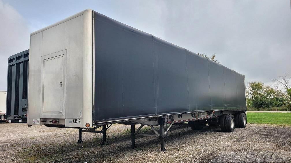 Wilson 48' FLATBED WITH ROLLING TARP Kapell trailer/semi