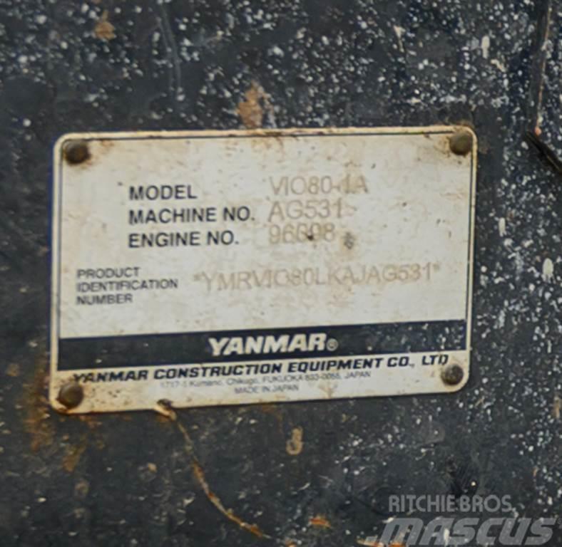 Yanmar VIO80 Minigravere <7t