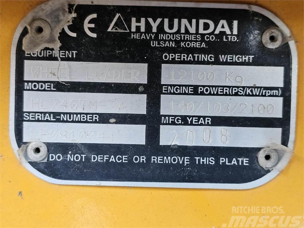Hyundai HL 740 TM 7A Hjullastere
