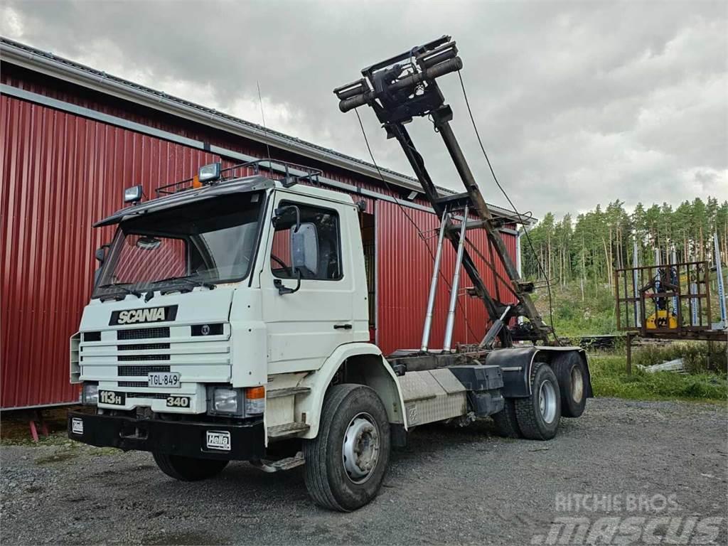 Scania 113H myydään katsastettuna Kabelløft lastebiler