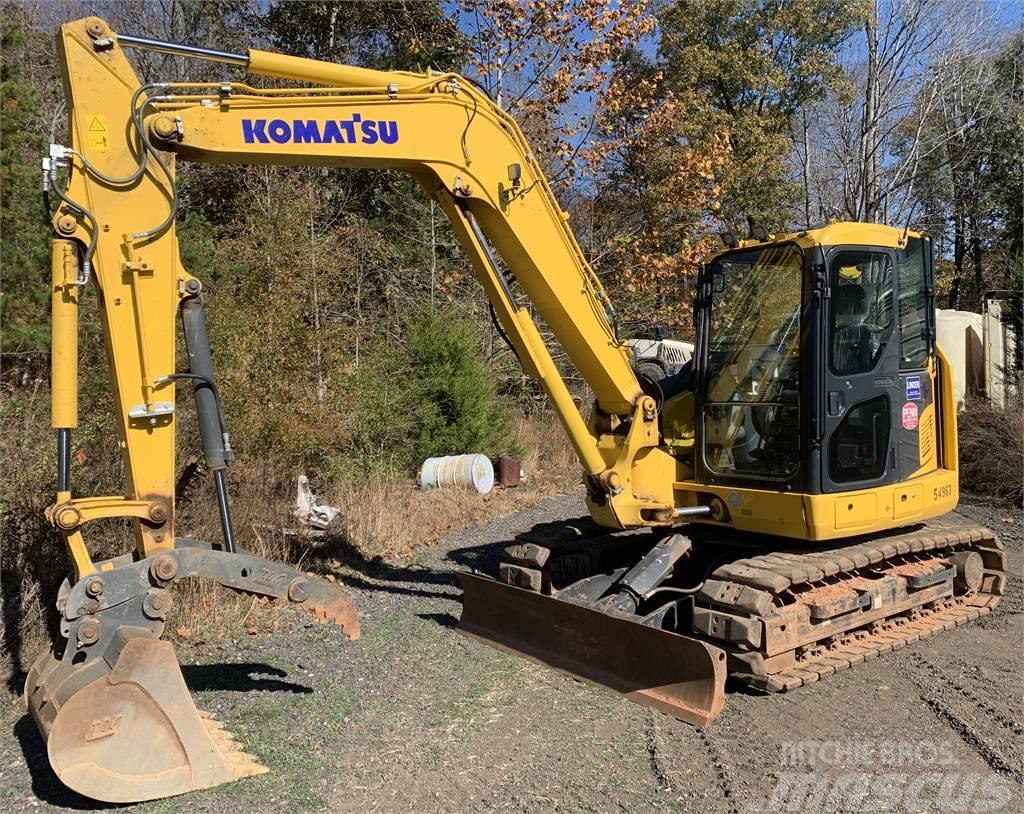 Komatsu PC88MR-11 with only 591 hours, loaded! Beltegraver