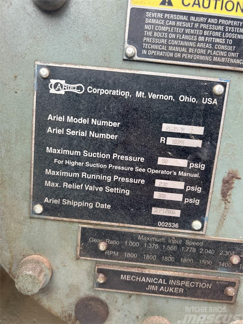 Ariel Compressor RG357M Gass kompresjonsutstyr