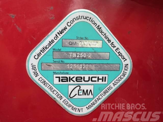 Takeuchi TB250-2 Minigravere <7t