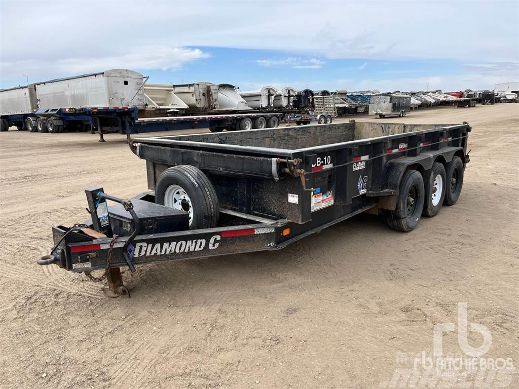Diamond C 16 ft Tri/A Dump Biltransporter henger