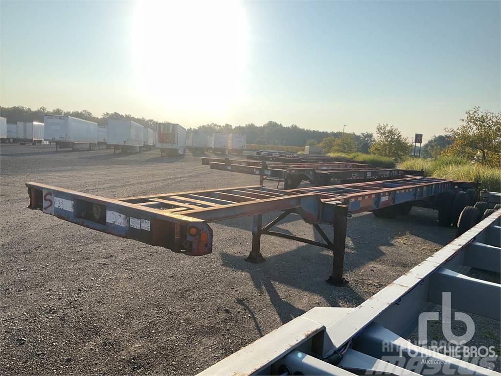 Hyundai 30 ft T/A Gooseneck Extendable ... Containerchassis Semitrailere