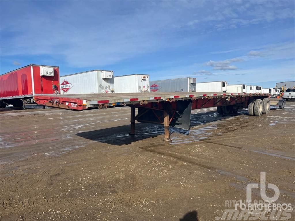 Lode King 48 ft T/A Spread Axle Planhengere semi