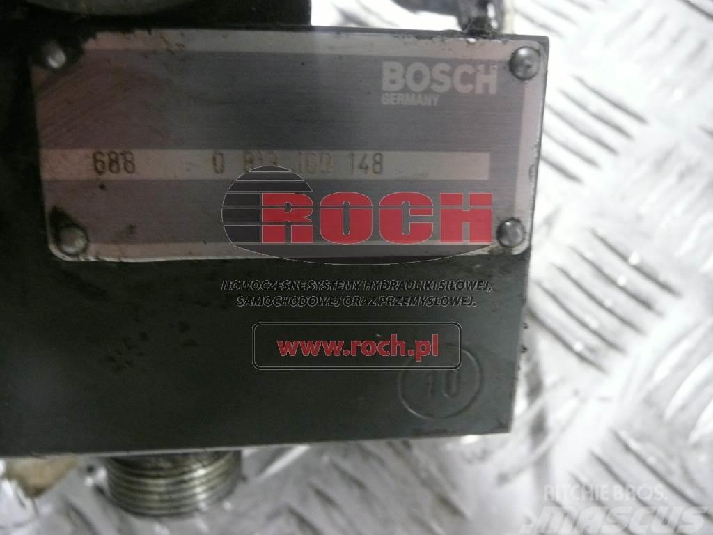 Bosch 688 0813100148 - 1 SEKCYJNY + ELEKTROZAWÓR + CEWKI Hydraulikk