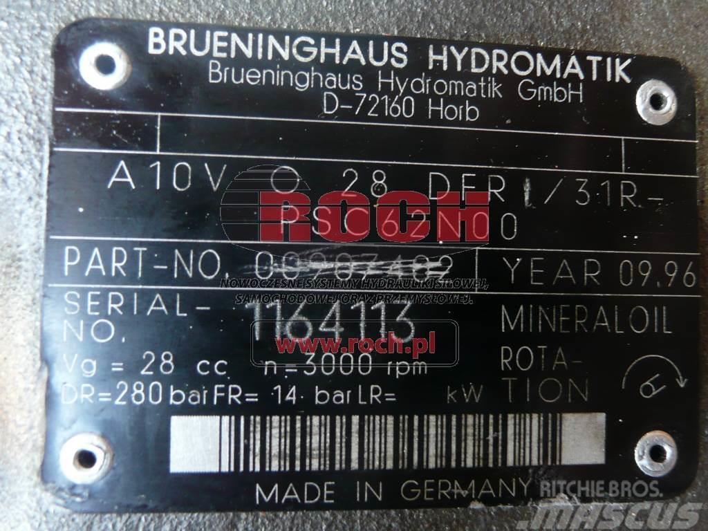 Brueninghaus Hydromatik A10VO28DFR/31R-PSC62N00 00907402 Hydraulikk