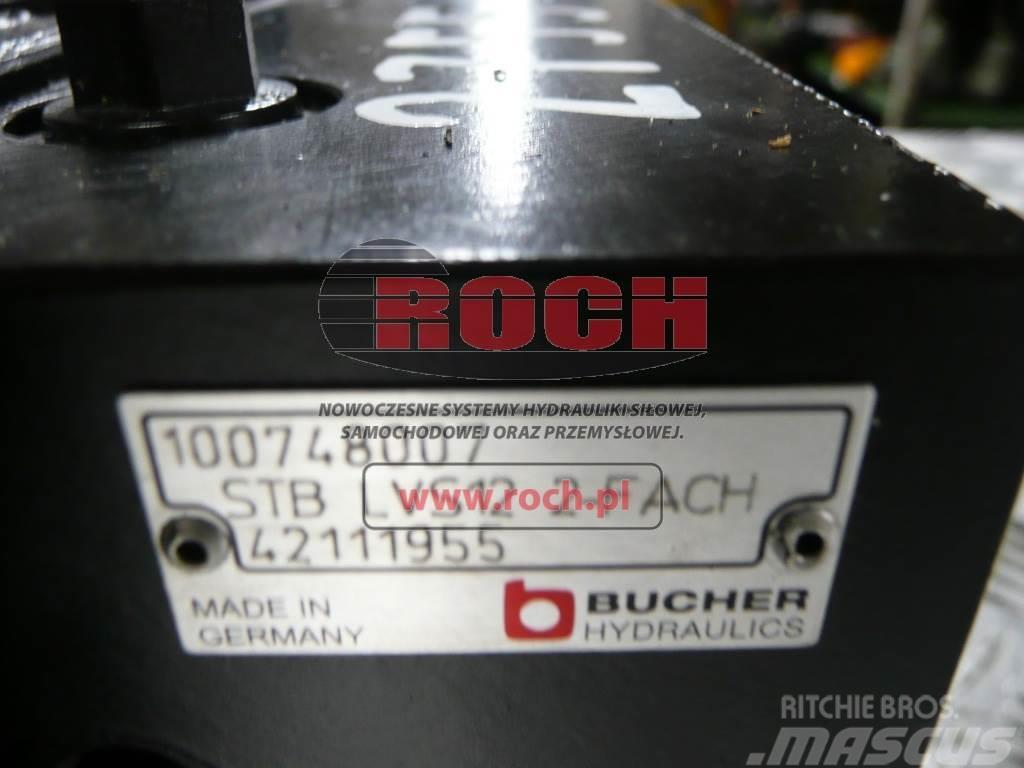 Bucher HYDRAULICS 100748007 STB LVS12 2-FACH 42111955 - 2 Hydraulikk