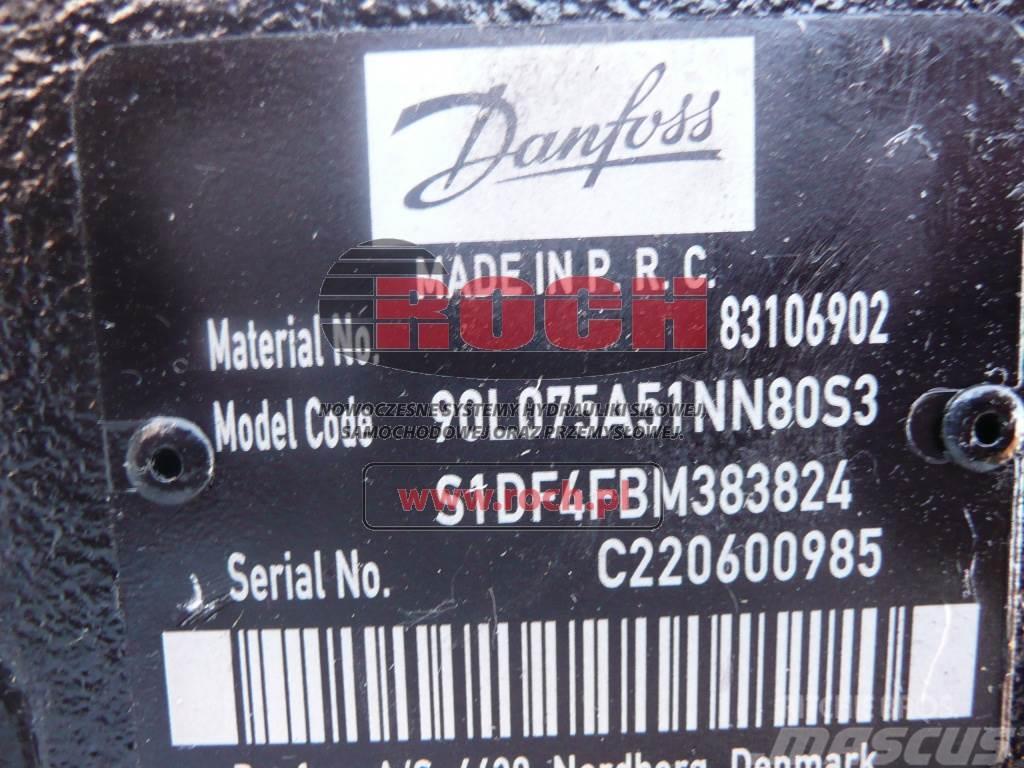 Danfoss 83106902 90L075A51NN80S351DF4FBM383824 Hydraulikk