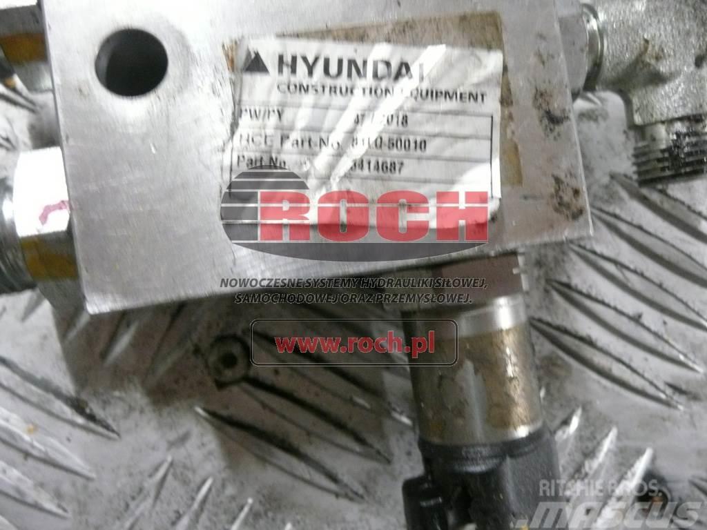 Hyundai 81LQ-50010 3414687 3414686 + 3036401 24VDC 30OHM - Hydraulikk
