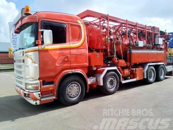 Scania Helmers recycler 164 G Slamsugere