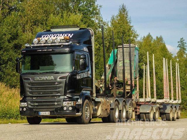 Scania R 730 LB8x4*4HNB+Kesla 2112T+Jyki 5-aks. Tømmerbiler