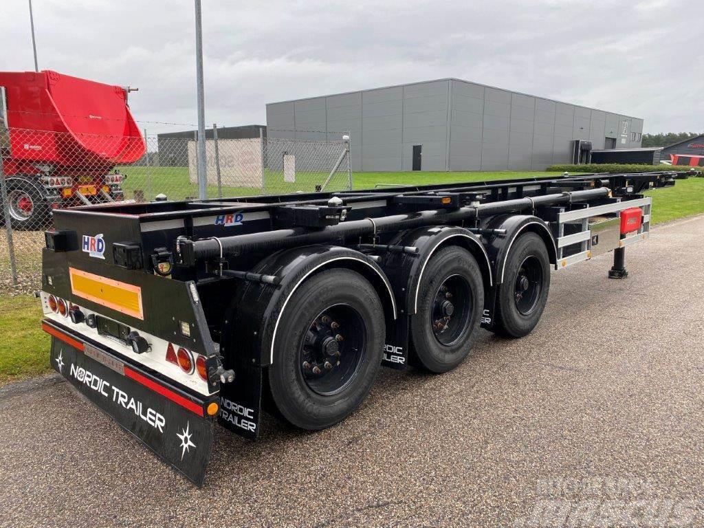 HRD 3-aks 20 + 30 ADR Containerchassis Semitrailere