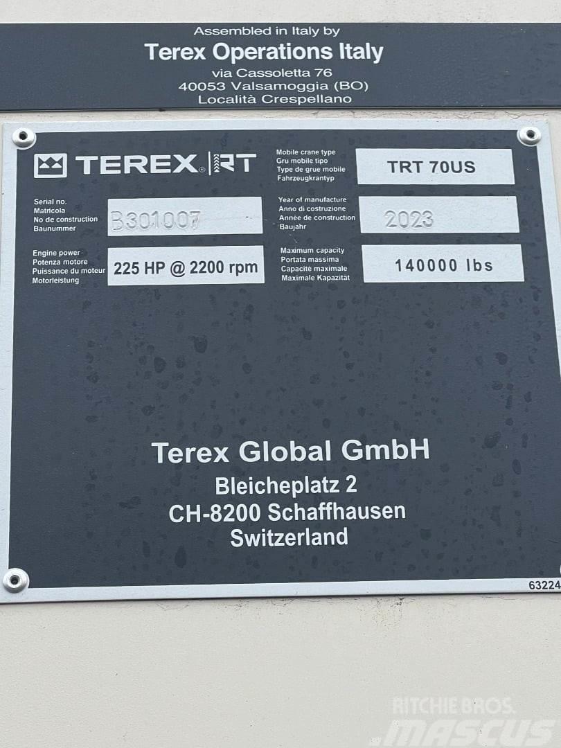 Terex TRT 70 Røff terreng kraner