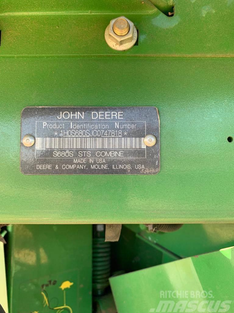 John Deere MIETITREBBIA S 680i Skurtreskere