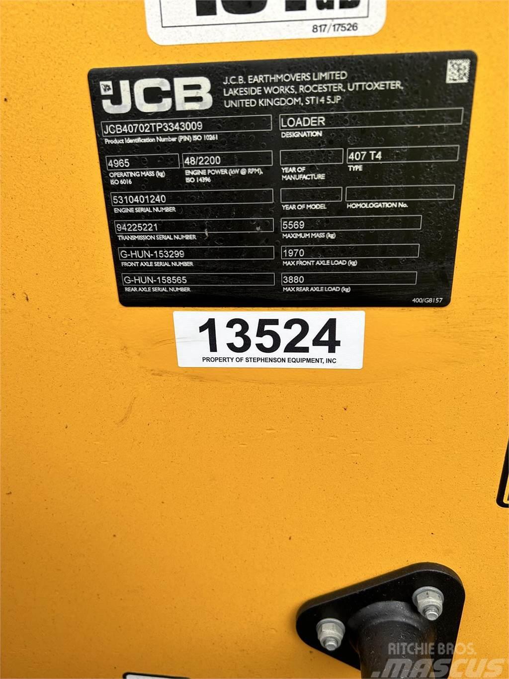JCB 407 Hjullastere