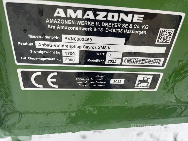 Amazone CAYROS XMS 950 VS Vanlige ploger