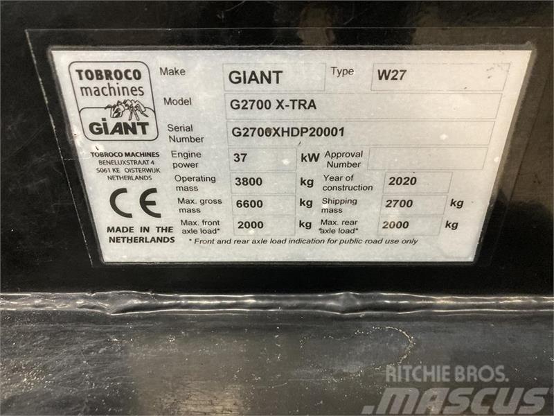 GiANT G2700 HD+ x-tra Dobbelt pumpe Minilastere